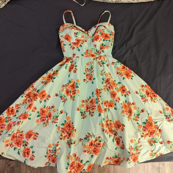 Stop Staring! Dresses & Skirts - NWT "Stop Staring!" Floral Swing Dress